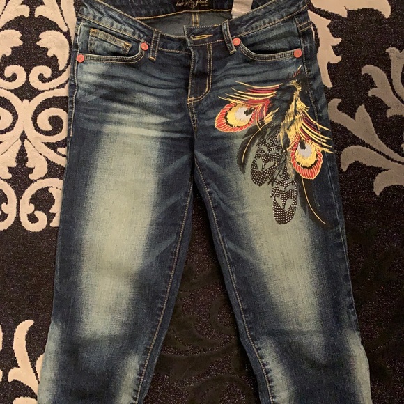 Baby Phat Embellished Capri - Picture 4 of 6